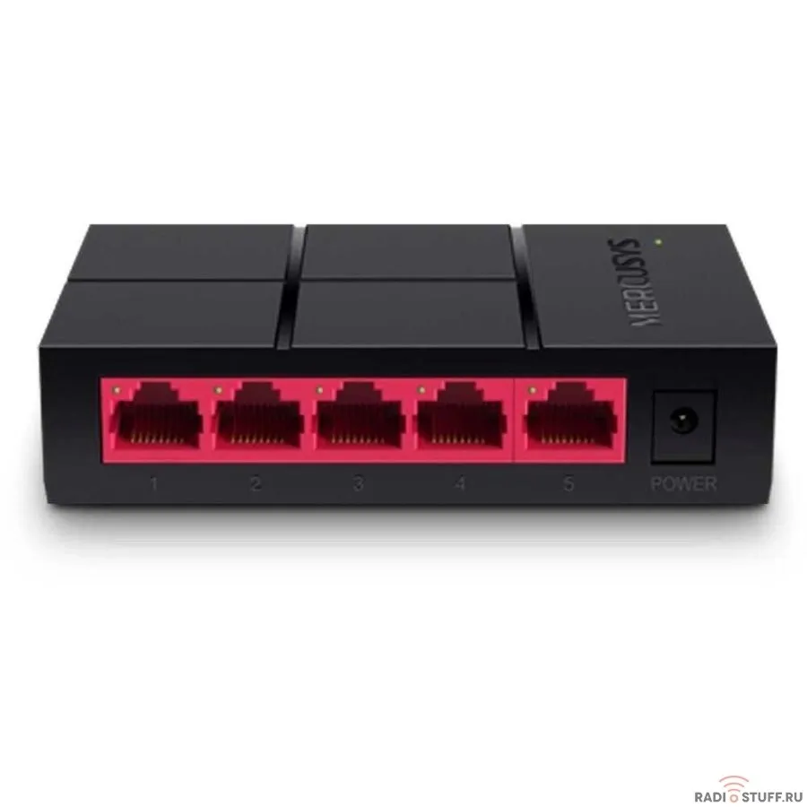 MS105G Mercusys 5-портовый коммутатор 10/100/1000 Мбит/с