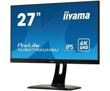 IIYAMA 27" XUB2792UHSU-B1 черный {IPS LED 3840x2160 5ms 16:9 300cd 178/178 DVI HDMI DisplayPort USBHub}