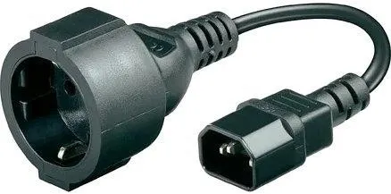 CyberPower Переходник CyberPower (EX10015BKC14-DE) с компьютерной на евророзетку IEC C13 - Schuko