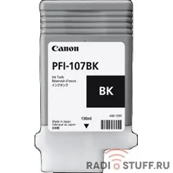 Canon PFI-107BK 6705B001 Картридж для  iPF680/685/770/780/785, Черный, 130ml  (GJ)