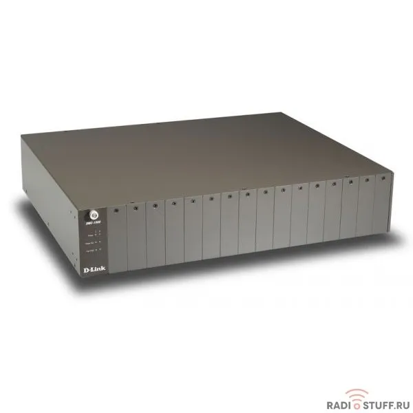 D-Link DMC-1000/RU/A3A PROJ Шасси для медиаконвертеров с 16 слотами расширения