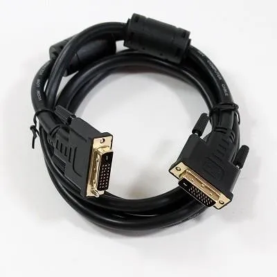 Кабель VCOM 1.8m DVI-DVI Dual Link 25M-25M 2 фильтра VDV6300-1.8M