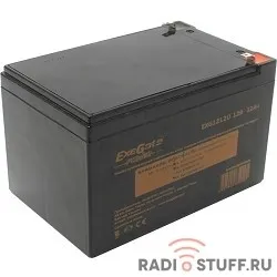 Exegate EP160757RUS Аккумуляторная батарея GP12120 (12V 12Ah, клеммы F2)