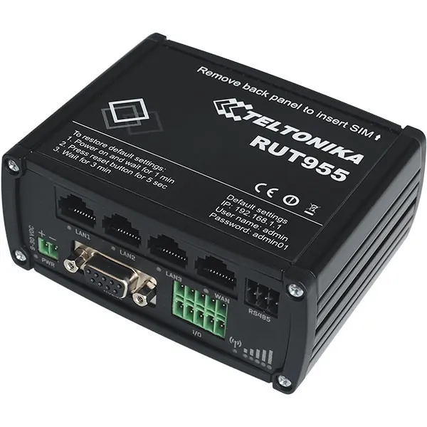 RUT955 new + GPS антенна (арт. RUT955T033B0) LTE-маршрутизатор Teltonika 