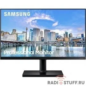 LCD Samsung 23.8" F24T450FQI Black с поворотом экрана {IPS 1920x1080 75Hz 4ms 178/178 250cd 1000:1 HDMI DisplayPort 2xUSB}
