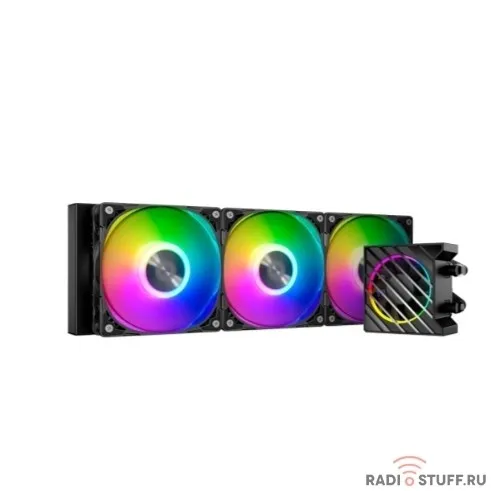 Система водяного охлаждения ID-Cooling DASHFLOW 360 XT Soc-AM5/AM4/1151/1200/2066/1700 4-pin 16-34dB Al+Cu 350W LED Ret