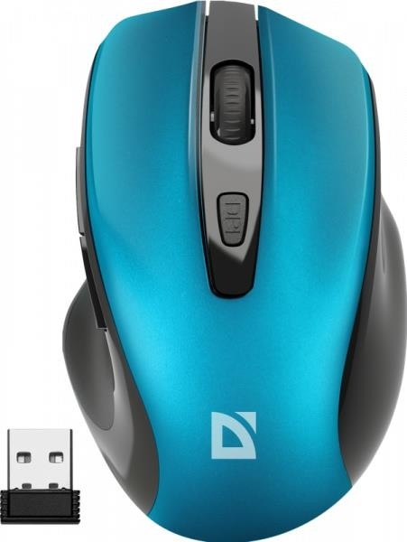 Мышка USB OPTICAL PRIME MB-053 TURQUOISE 52054 DEFENDER