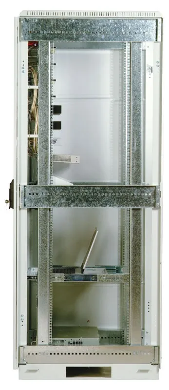 Шкаф напольный, 33U, (600x600мм), дверь перфорированная, ЦМО