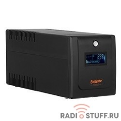 Exegate EP285586RUS ИБП ExeGate SpecialPro Smart LLB-600.LCD.AVR.C13 <600VA/360W, LCD, AVR, 4*IEC-C13, Black>