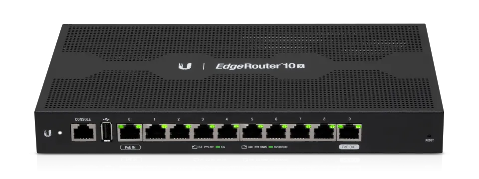 EdgeRouter 10X маршрутизатор, PoE, Ubiquiti 