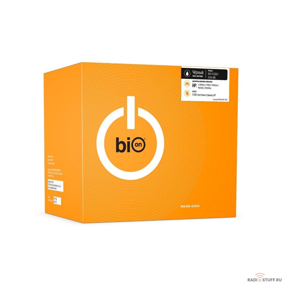 Bion CF226X/052H Картридж для HP LaserJet Pro M402dn/M402n/M426dw/M426fdn/M426fdw; Canon i-SENSYS LBP 212/214/215/MF 421/426/428/429 (9200  стр.), Черный, белая коробка