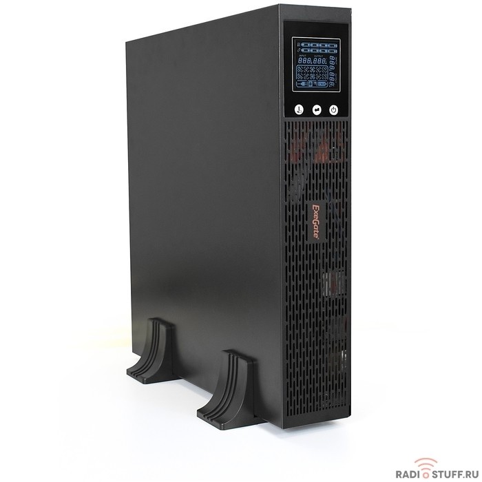 Exegate EP285644RUS ИБП Pure Sine Wave ExeGate SinePower UHB-2000.LCD.AVR.C13.RJ.USB.2U <2000VA/1600W, LCD, AVR, 8*IEC-C13, RJ45/11, USB, Rackmount 2U/Tower, Black>