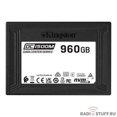 Kingston Enterprise SSD 960GB DC1500M U.2 PCIe NVMe SSD (R3100/W1700MB/s) SEDC1500M/960G