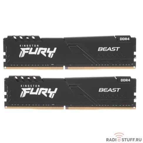 Kingston DDR4 DIMM 32GB Kit 2x16Gb KF432C16BBK2/32 PC4-25600, 3200MHz, CL16