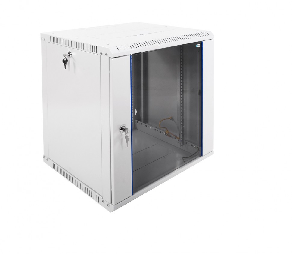 Шкаф телекоммуникационный настенный разборный ЭКОНОМ, 12U, (600х520мм), дверь стекло, ЦМО