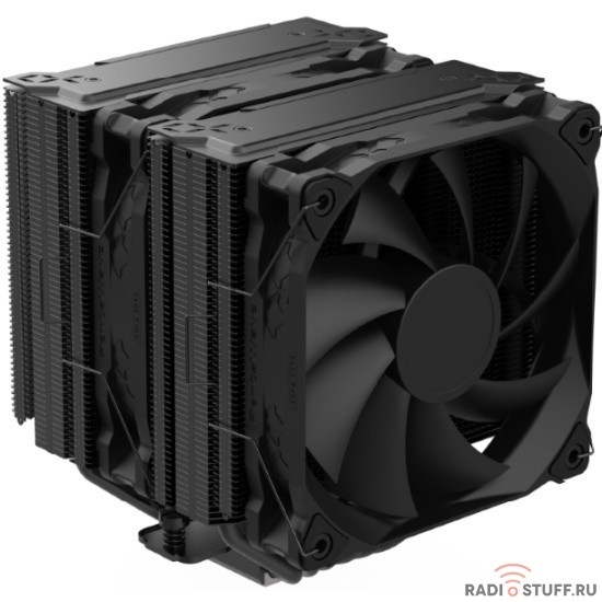 Cooler PentaWave Z06D Black  LGA115X/1200/1700/20XX /AM4/AM5 ( TDP 270W, 2*120mm PWM Fan, 6 тепловых трубок 6мм, медное основание, 600-1950RPM, 12-32,6dBa)