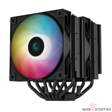 Охлаждение CPU Cooler for CPU Deepcool AG620 BK ARGB 260W 1155/1156/1150/1200/1700/2011/2066/AM4/AM5