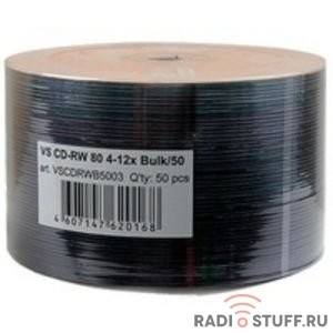 Диски VS CD-RW 80 4-12x Bulk/50       
