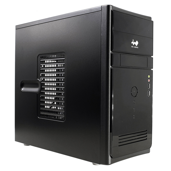 Mini Tower InWin ENR021 Black 400W RB-S400T70  2*USB+AirDuct+Audio mATX(6100467)
