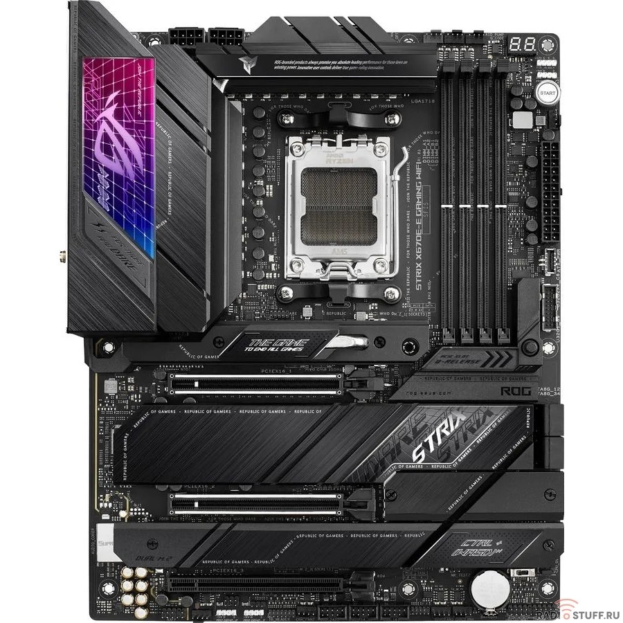 Материнская плата ASUS ROG STRIX X670E-E GAMING WIFI, SocketAM5, AMD X670, ATX, Ret