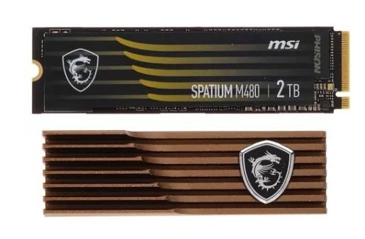 SSD MSI SPATIUM M480 2Тб 3D NAND Скорость записи 5500 Мб/сек. Скорость чтения 7000 Мб/сек. TBW 1400 Тб Время наработки на отказ 1600000 ч. S78-440Q620-P83
