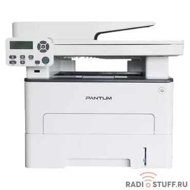 Pantum M7100DW МФУ лазерное, монохромное, двусторонняя печать, автоподача, копир/принтер/сканер (цвет 24 бит), 33 стр/мин, 1200 x 1200 dpi, 256Мб RAM, лоток 250 стр, USB, RJ45, Wi-Fi, серый корпус