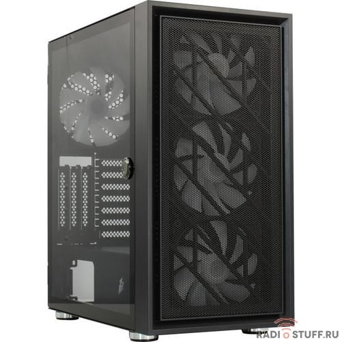 1STPLAYER Корпус AR-7 / ATX, tempered glass / 4x 140mm LED fans inc. / AR-7-4G6P