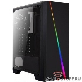 Корпус Aerocool Cylon черный без БП ATX 1x120mm 2xUSB2.0 1xUSB3.0 audio CardReader bott PSU [968842]