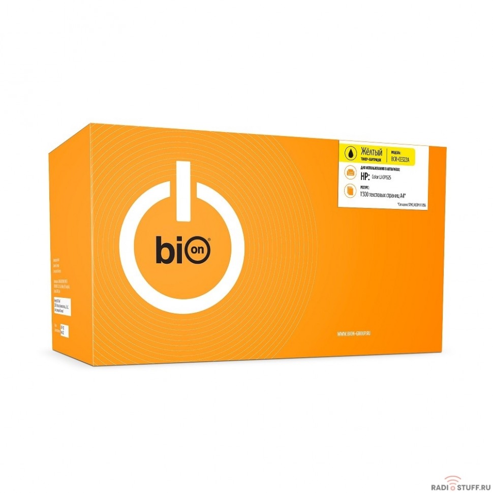 Bion CE322A Картридж для HP LaserJet Pro CM1415/CP1525 (1300  стр.), Желтый