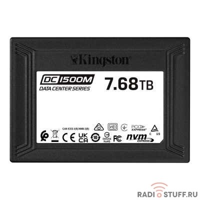 Kingston Enterprise SSD 7,68TB DC1500M U.2 PCIe NVMe SSD (R3100/W2700MB/s) 1DWPD (Data Center SSD for Enterprise)