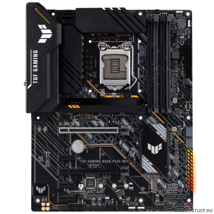 Материнская плата Asus TUF GAMING B560-PLUS WIFI Soc-1200 Intel B560 4xDDR4 ATX AC`97 8ch(7.1) 2.5Gg RAID+HDMI+DP