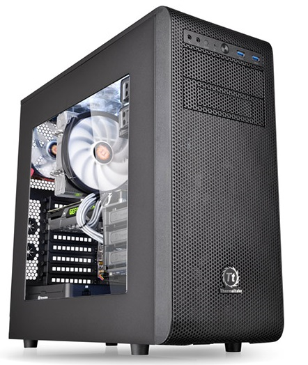 Корпус Tt Core V31 [CA-1C8-00M1WN-00] ATX / win / black / USB3.0 / no PSU