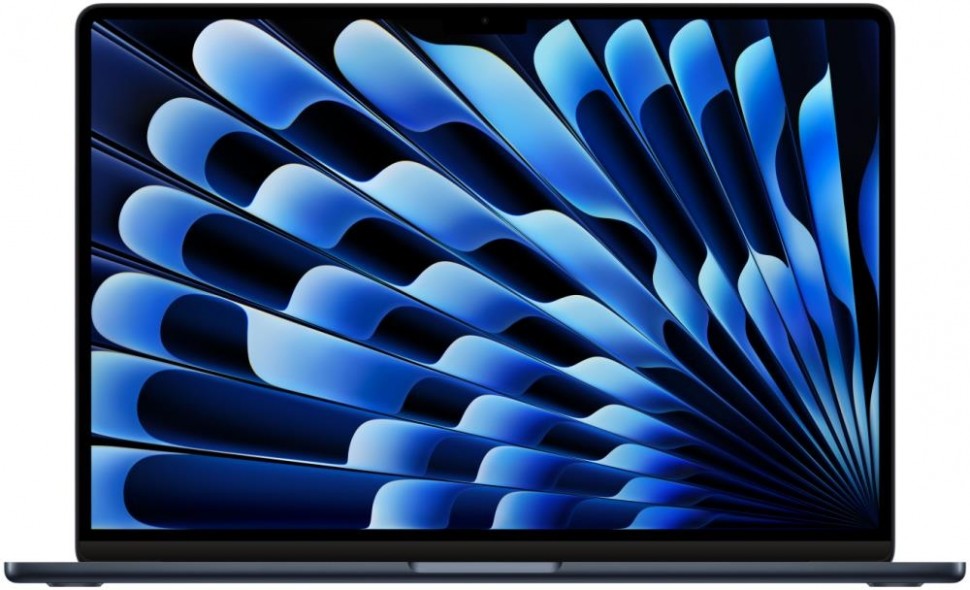 Ноутбук APPLE MacBook Air MacBook Air 15" MQKR3RU/A 15" 2880x1864 RAM 8Гб SSD 256Гб встроенная ENG/RUS macOS Midnight Black/237.6 мм/340.4 мм/11.5 мм 1.51 кг MQKW3RU/A