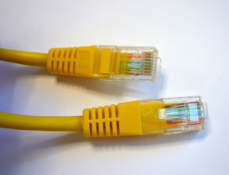 Патч-корд, UTP4, cat.5e, 3м, Сu, желтый, TechnoLink