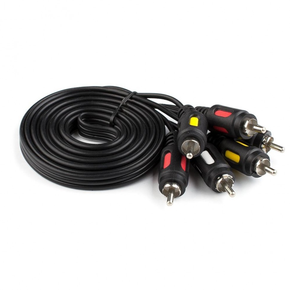 Кабель AUDIO-VIDEO 3RCA 7.5M AT3275 ATCOM